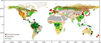 Global variations and drivers of nitrous oxide emissions from forests and grasslands